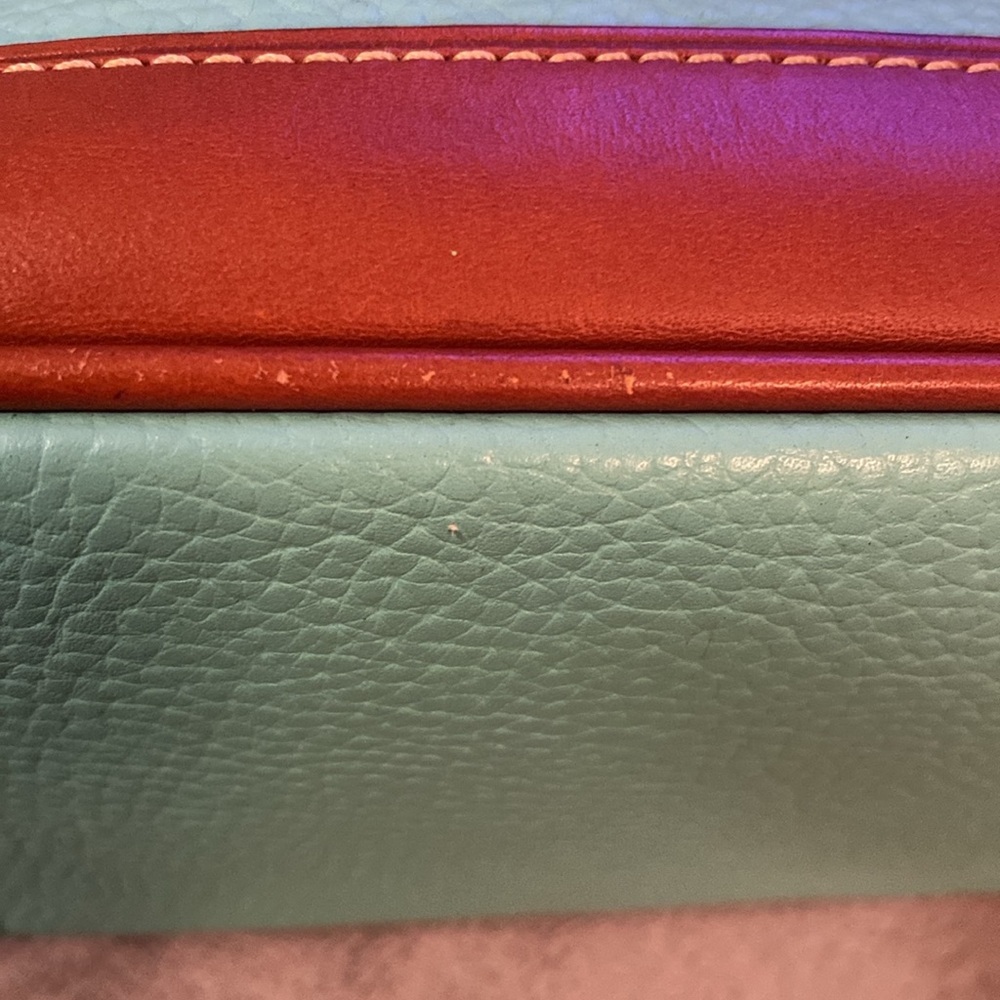 💚DOONEY & BOURKE💚Sea Foam GreenZip Satchel with Crossbody Strap/EUC - Picture 8 of 16